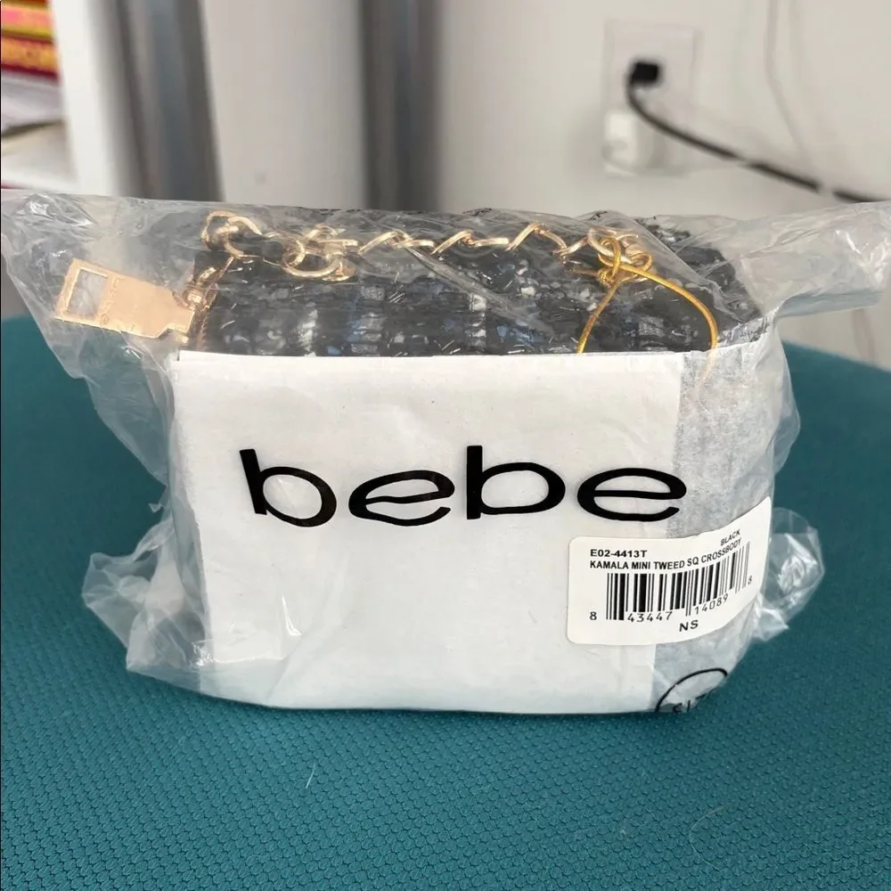 NWT (never opened): Bebe Tweed Crossbody Bag - Picture 4 of 4